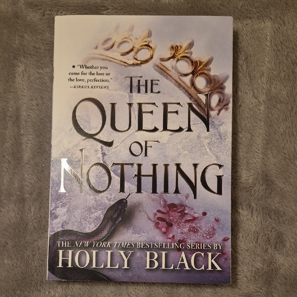The Queen of Nothing by Holly Black - Purple & Gold Paperback